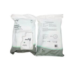 Motif Medical Breastmilk Storage Bags 1 bag sealed 100 Count / 1 bag open count